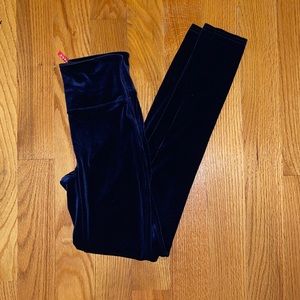 Spanx velvet leggings